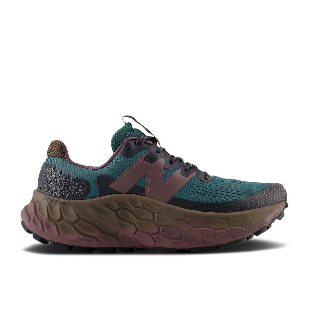 New Balance Fresh Foam X More Trail v3 Men's Size 7 Running Shoes Brown Green